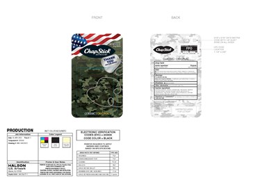 Cs Military 3 Ct 0.45 Oz 30380 (Chapstick Classic Military 3ct Lc 0.45 Oz Upc305731330380)